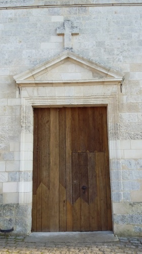Restauration de l'glise Saint Pierre : porte principale