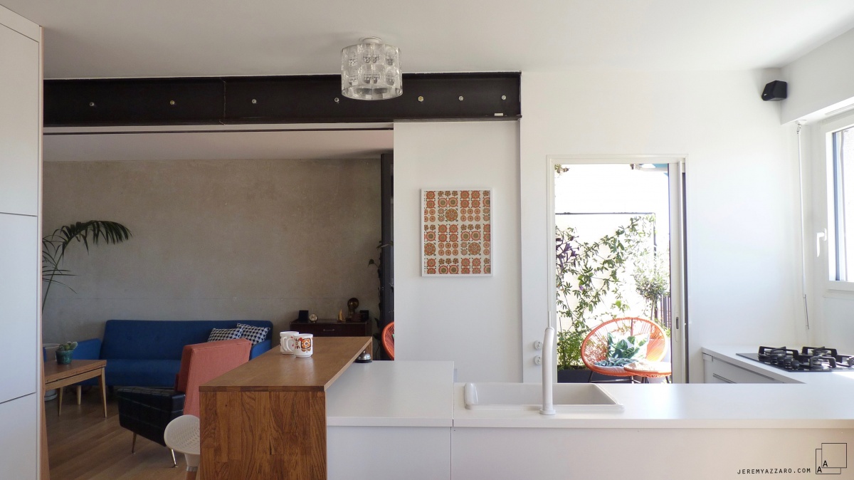 Transformation d’un appartement « la belle vue » : beton-poutre-acier-annee70-appartement-architecte-transformation-renovation-jeremy-azzaro-min-min
