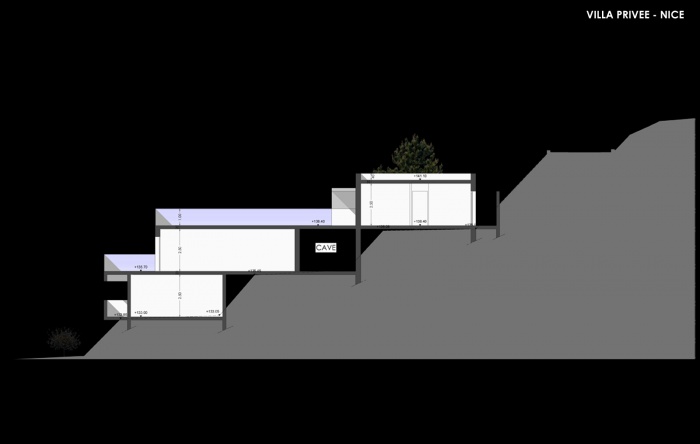 Conception d'une maison individuelle Contemporaine : hierro project christophe hierro architecte dplg nice villa privee contemporaine nice 1 copie