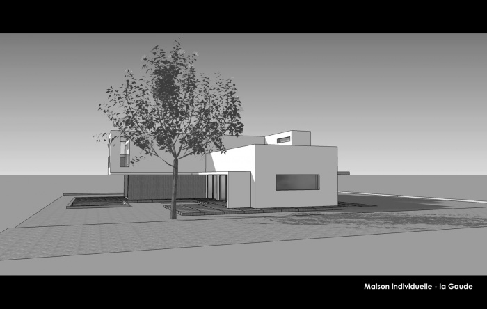 Villa privée contemporaine - la Gaude : Hierro Project - Christophe Hierro architecte dplg Nice - Maison individuelle la Gaude 2
