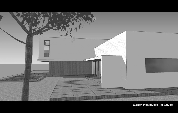 Villa privée contemporaine - la Gaude : Hierro Project - Christophe Hierro architecte dplg Nice - Maison individuelle la Gaude 6
