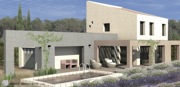 Création d'une Maison Contemporaine Provençale