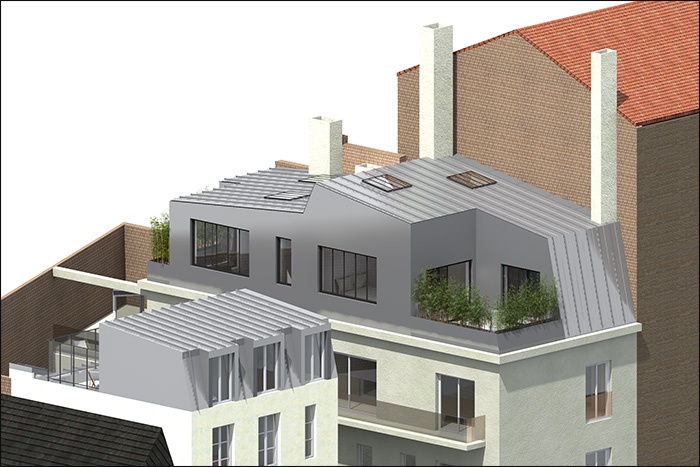 neXtflooR.1 / surélévation immeuble 92