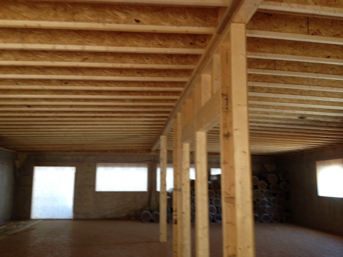 Maison de quartier modulaire ossature bois : pendant les travaux