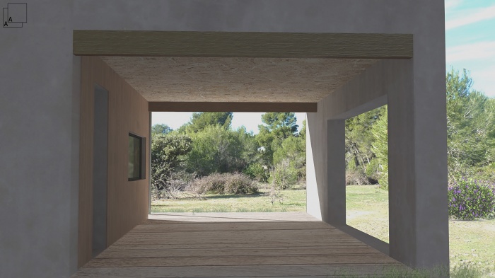 Conception d’une maison contemporaine en bois : maison-contemporaine-bois-perpective-terrasse-loggia